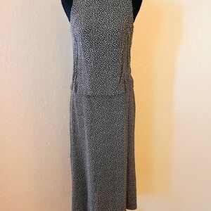 Jones New York Monochrome Patterned Midi Y2K‎ Dress